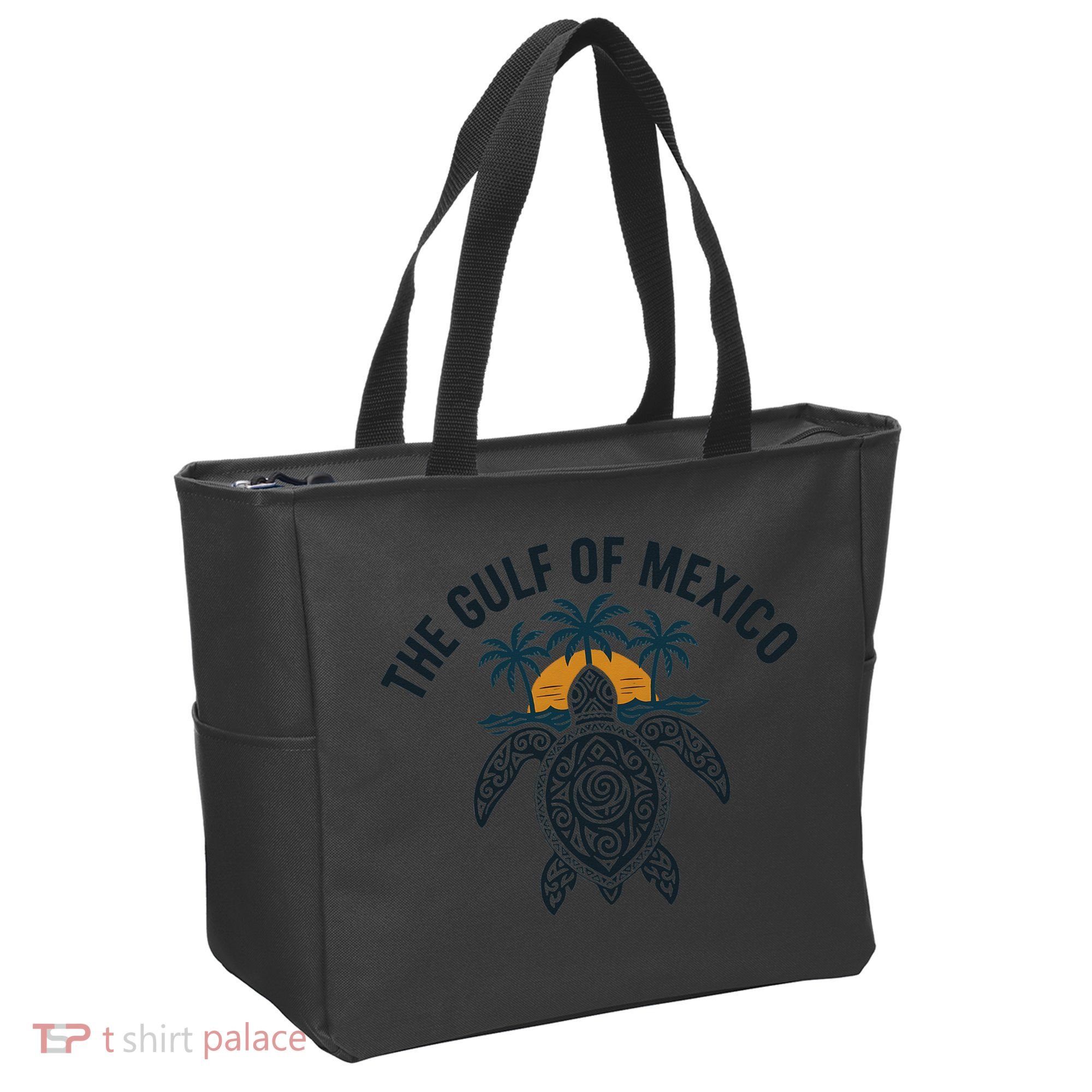 Gulf Of Mexico Est 1550 Forever Not US America With Turtle Tote Bag