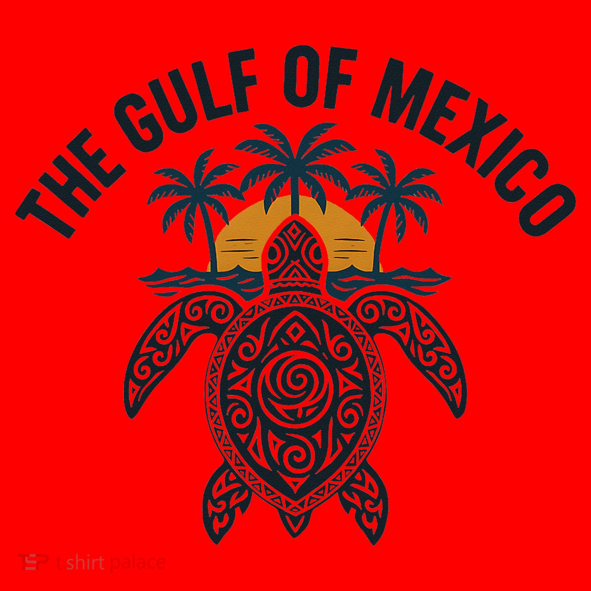 Gulf Of Mexico Est 1550 Forever Not US America With Turtle Santa Hat