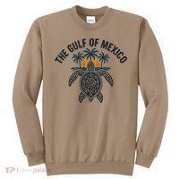 Gulf Of Mexico Est 1550 Forever Not US America With Turtle Sweatshirt thumb 0