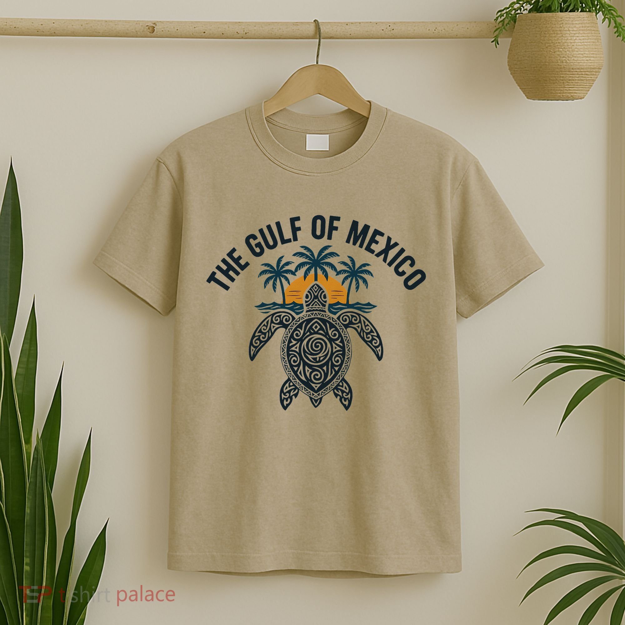 Gulf Of Mexico Est 1550 Forever Not US America With Turtle T-Shirt