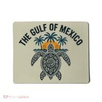 Gulf Of Mexico Est 1550 Forever Not US America With Turtle Mousepad thumb 0