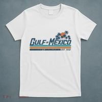Gulf Of Mexico Est 1550 Retro Vintage Beach T-Shirt thumb 5