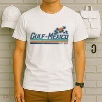 Gulf Of Mexico Est 1550 Retro Vintage Beach T-Shirt thumb 6