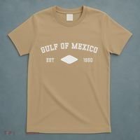 Gulf Of Mexico Est 1550 Forever Not US America T-Shirt thumb 5