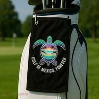 Gulf Of Mexico Forever Mexican Souvenir Golf Towel thumb 2