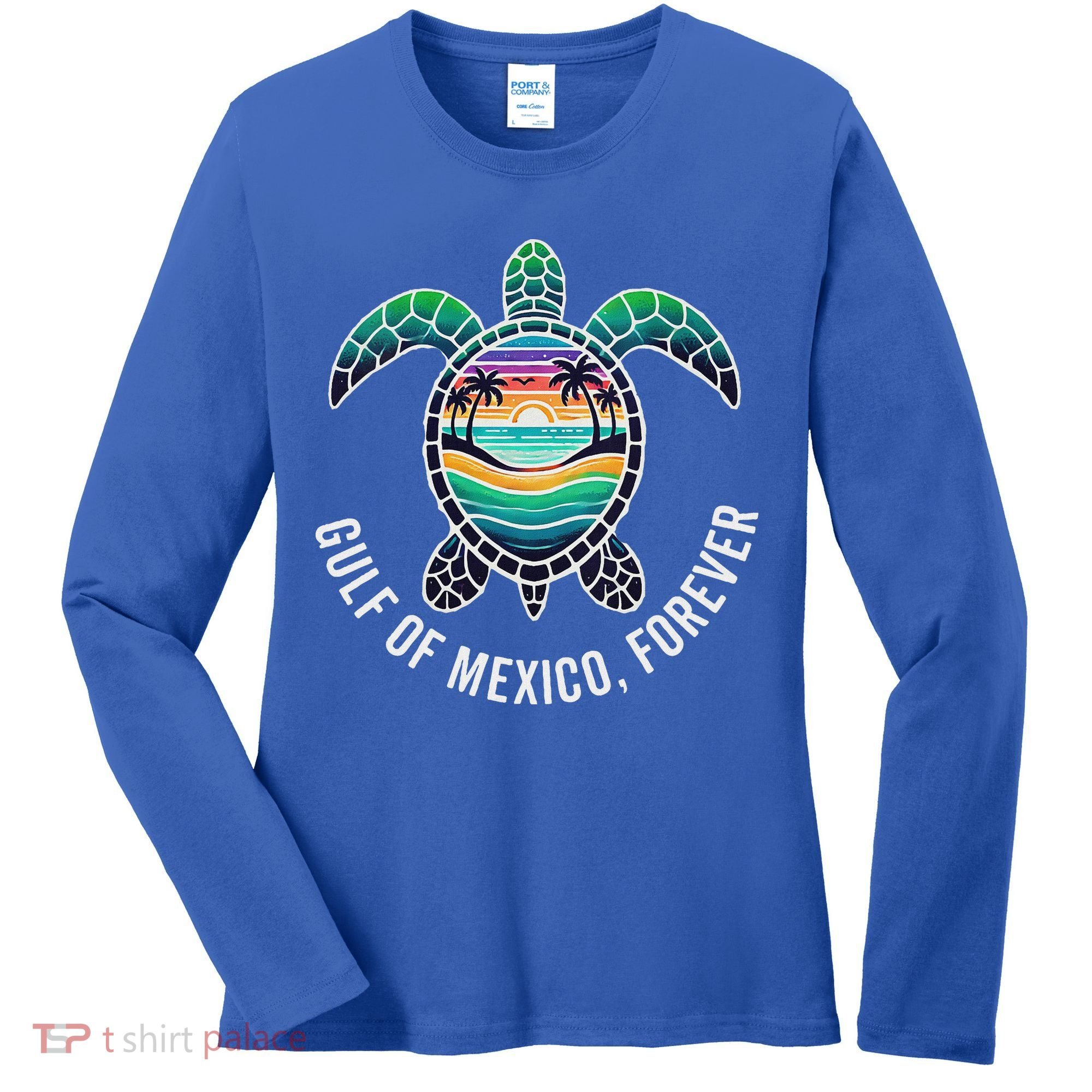 Gulf Of Mexico Forever Mexican Souvenir Women's Long Sleeve Shirt