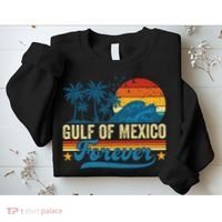 Gulf Of Mexico Forever Palms Beach Summer Holiday Vacation Sweatshirt thumb 2