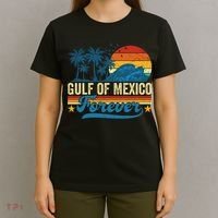 Gulf Of Mexico Forever Palms Beach Summer Holiday Vacation T-Shirt thumb 4
