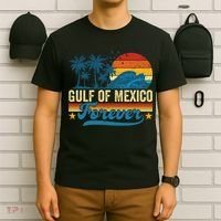 Gulf Of Mexico Forever Palms Beach Summer Holiday Vacation T-Shirt thumb 6