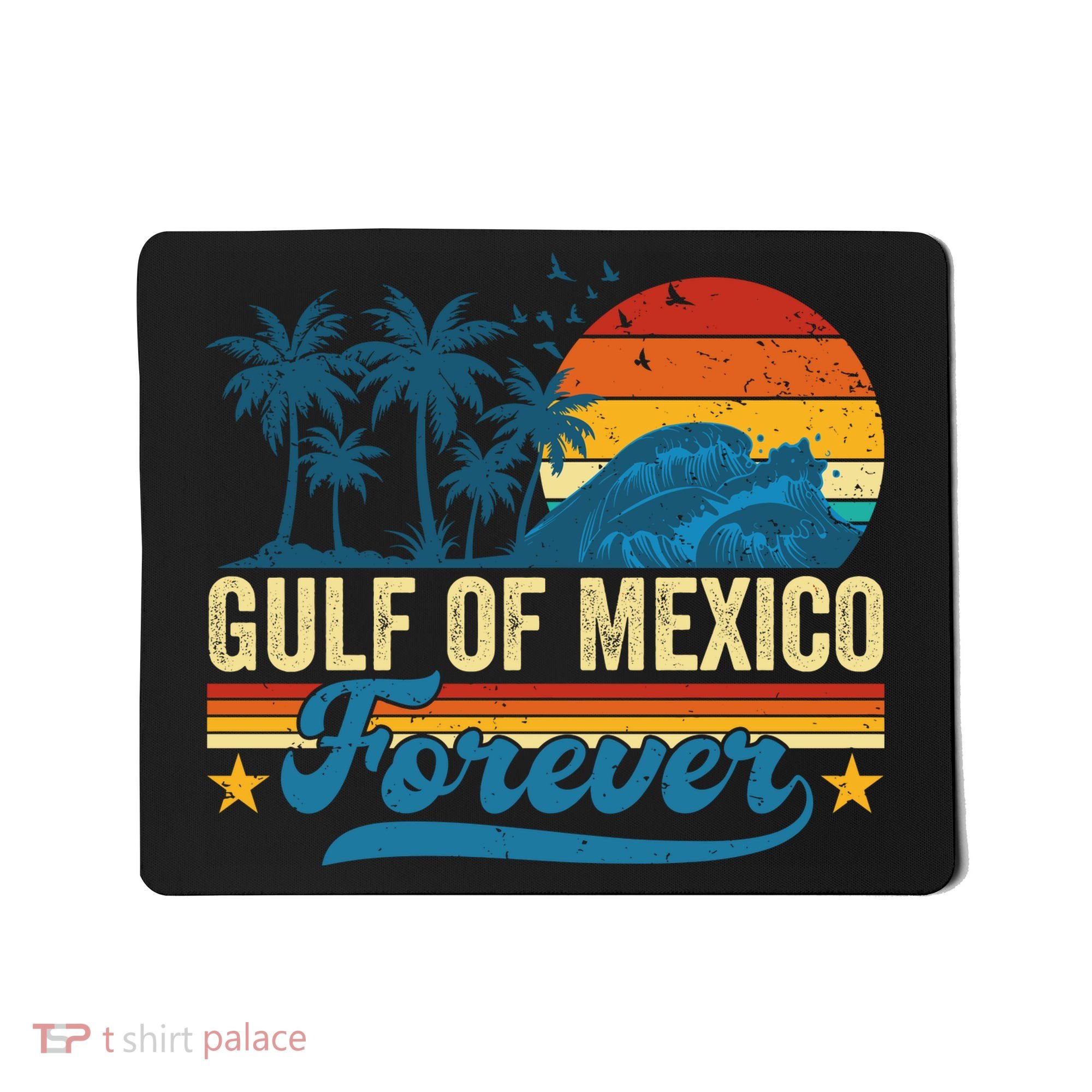 Gulf Of Mexico Forever Palms Beach Summer Holiday Vacation Mousepad
