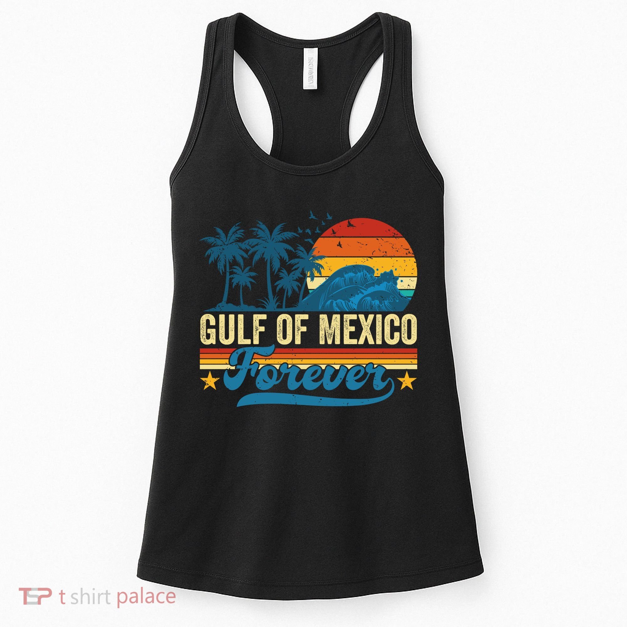 Gulf Of Mexico Forever Palms Beach Summer Holiday Vacation Women's Tank Top