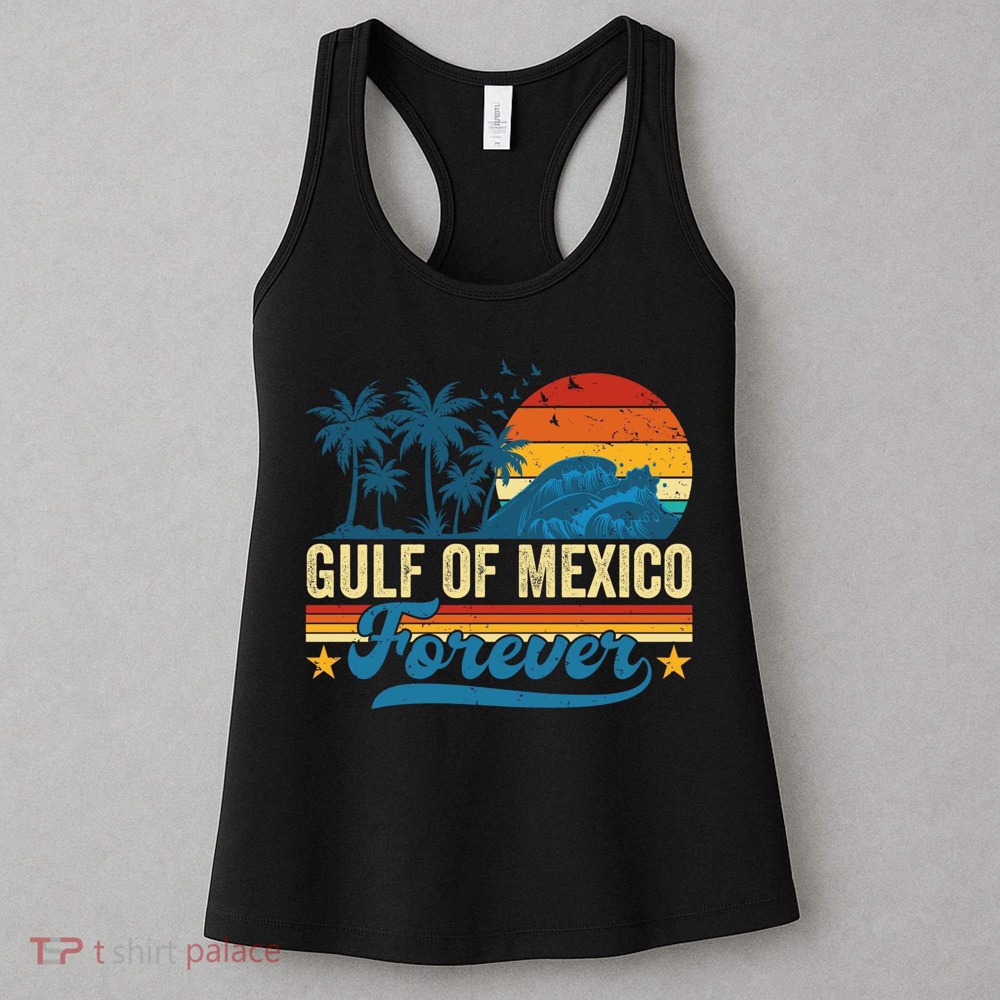 Gulf Of Mexico Forever Palms Beach Summer Holiday Vacation Women's Tank Top