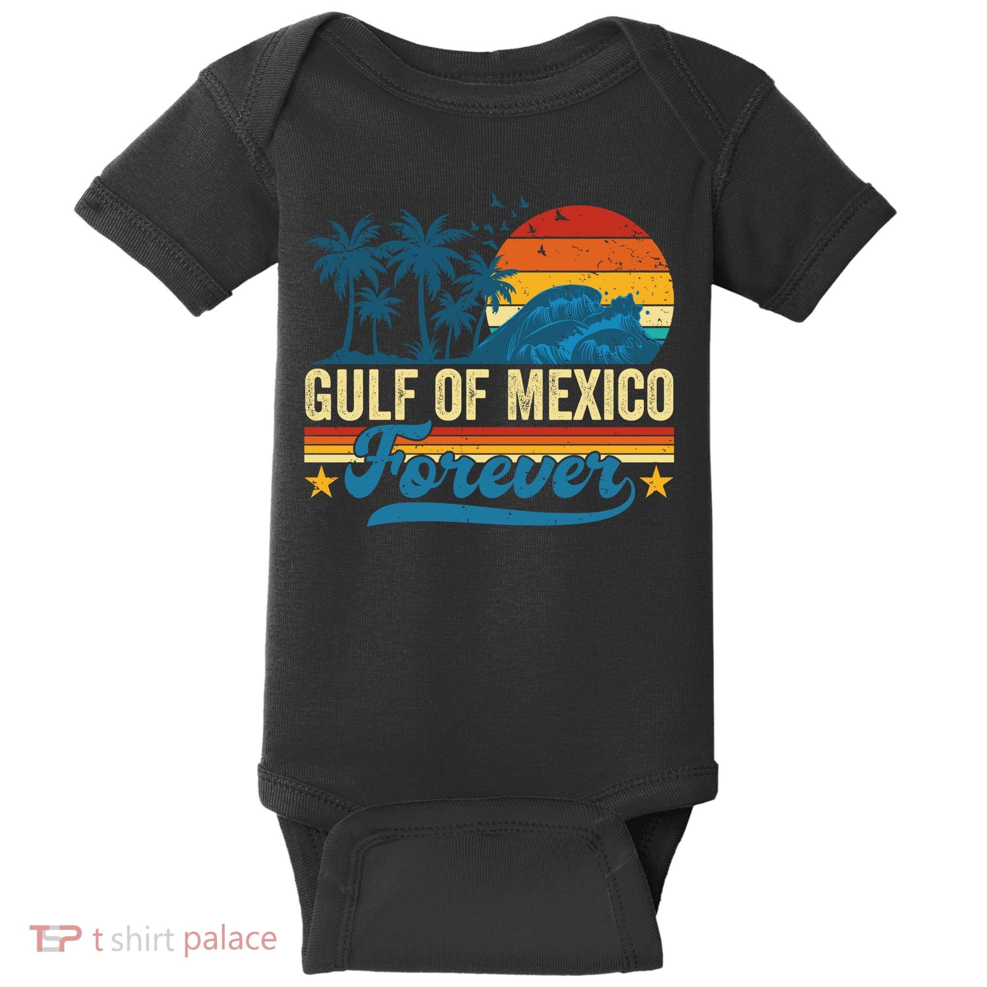 Gulf Of Mexico Forever Palms Beach Summer Holiday Vacation Baby Bodysuit