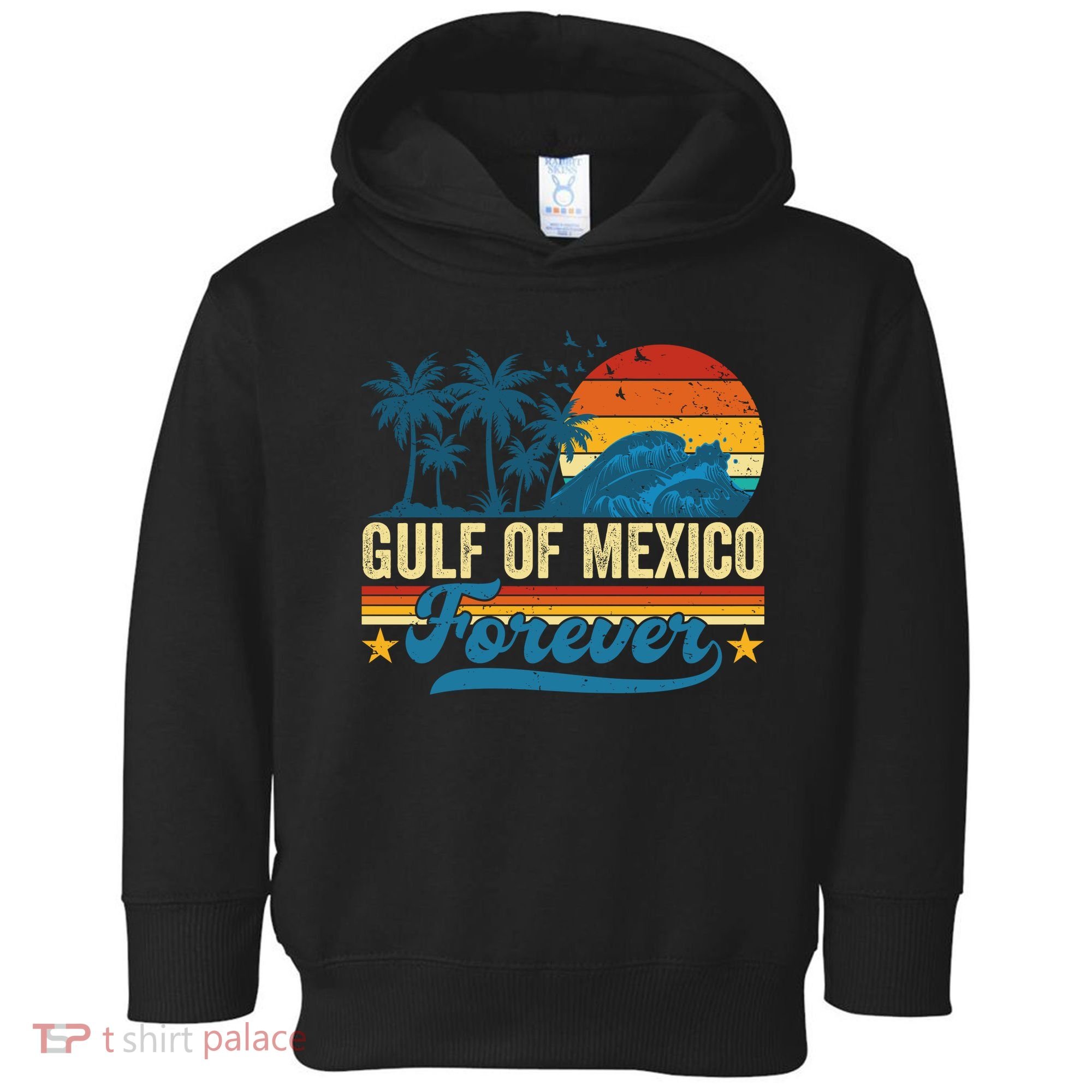 Gulf Of Mexico Forever Palms Beach Summer Holiday Vacation Toddler Hoodie