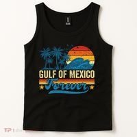 Gulf Of Mexico Forever Palms Beach Summer Holiday Vacation Tank Top thumb 2