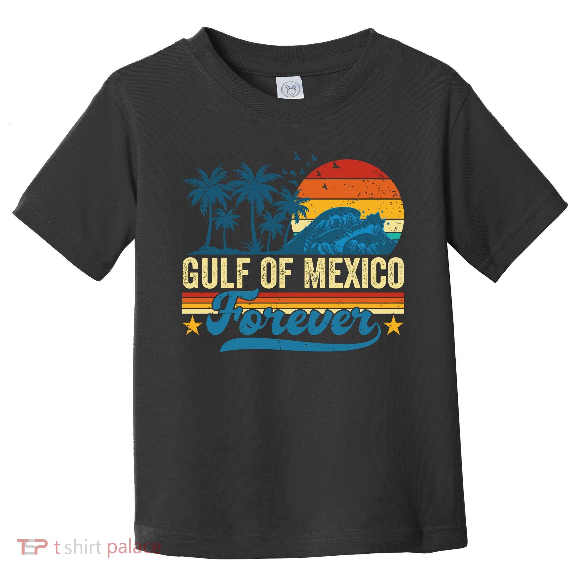 Gulf Of Mexico Forever Palms Beach Summer Holiday Vacation Toddler T-Shirt