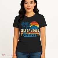 Gulf Of Mexico Forever Palms Beach Summer Holiday Vacation Women's T-Shirt thumb 4