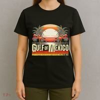 Gulf Of Mexico Forever Vintage Beach Retro Sunset T-Shirt thumb 4