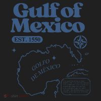 Gulf Of Mexico Est 1550 Golfo De MéXico Historic Map Women's Sweatshirt thumb 2
