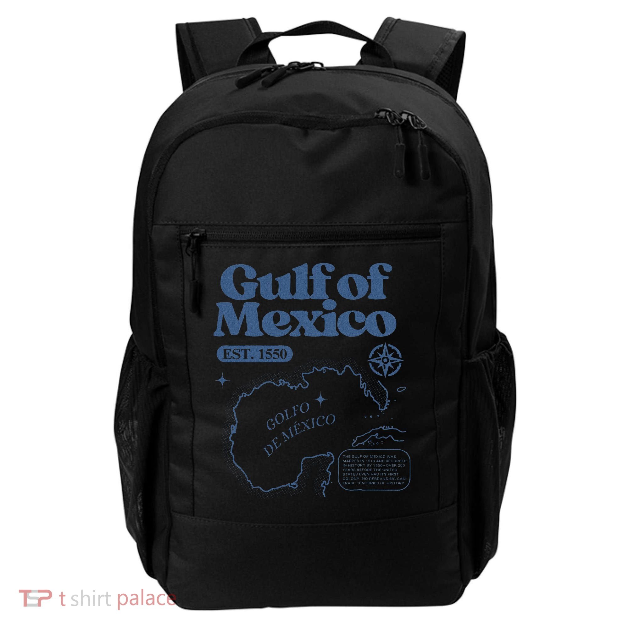 Gulf Of Mexico Est 1550 Golfo De MéXico Historic Map Backpack
