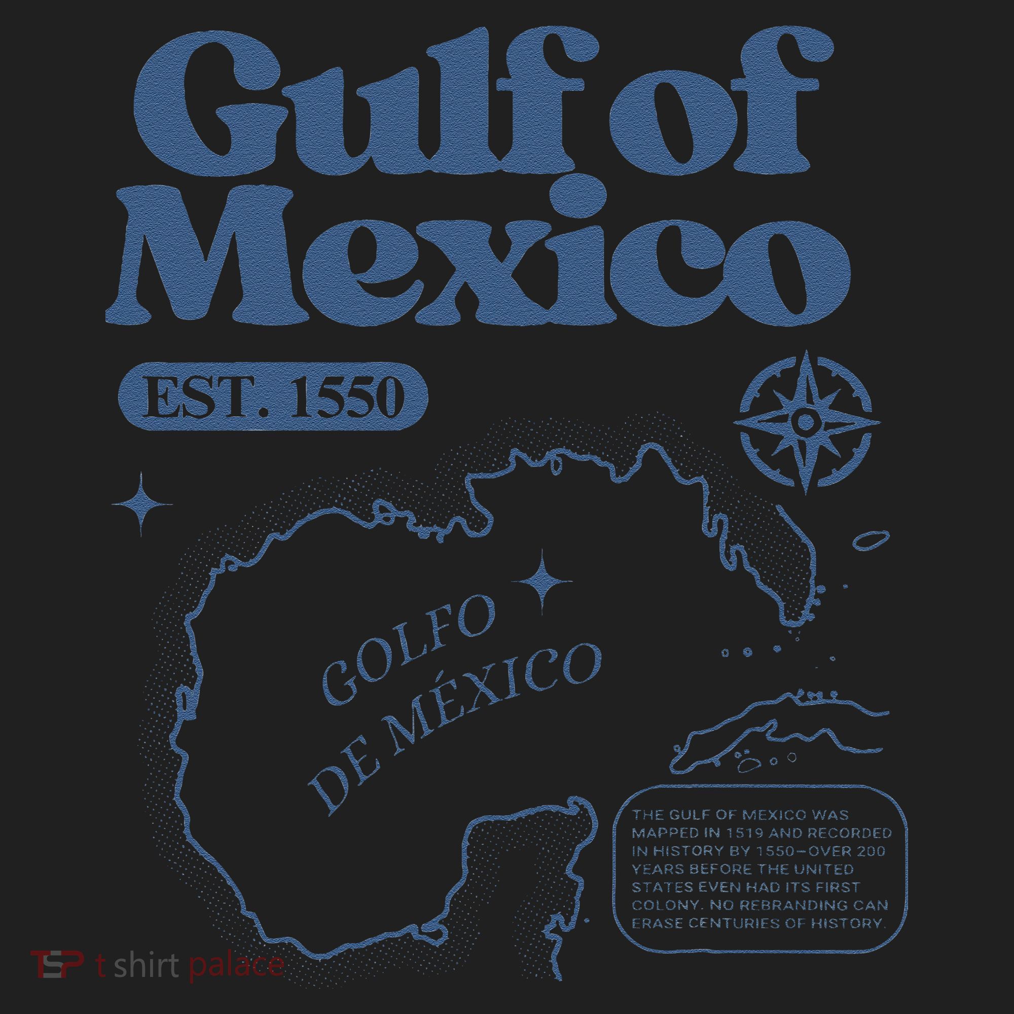 Gulf Of Mexico Est 1550 Golfo De MéXico Historic Map Beanie