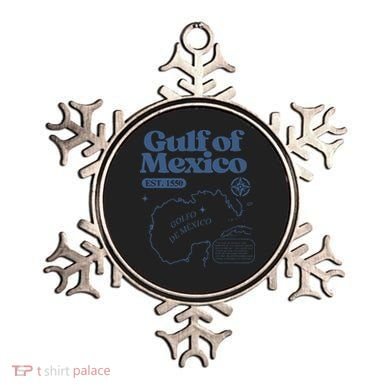 Gulf Of Mexico Est 1550 Golfo De MéXico Historic Map Ornament