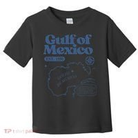 Gulf Of Mexico Est 1550 Golfo De MéXico Historic Map Toddler T-Shirt thumb 0