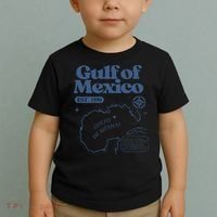 Gulf Of Mexico Est 1550 Golfo De MéXico Historic Map Toddler T-Shirt thumb 2