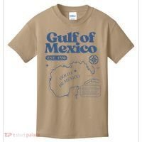 Gulf Of Mexico Est 1550 Golfo De MéXico Historic Map Kids T-Shirt thumb 0