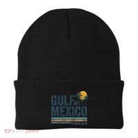 Gulf Of Mexico Forever Retro 70s Sunset Mexican Gulf Beanie thumb 0