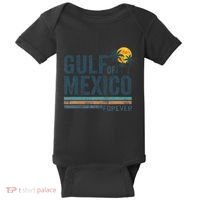 Gulf Of Mexico Forever Retro 70s Sunset Mexican Gulf Baby Bodysuit thumb 0