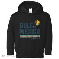 Gulf Of Mexico Forever Retro 70s Sunset Mexican Gulf Toddler Hoodie thumb 0