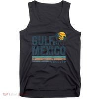 Gulf Of Mexico Forever Retro 70s Sunset Mexican Gulf Tank Top thumb 0