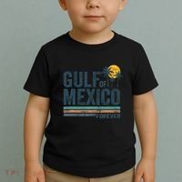 Gulf Of Mexico Forever Retro 70s Sunset Mexican Gulf Toddler T-Shirt thumb 2
