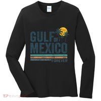 Gulf Of Mexico Forever Retro 70s Sunset Mexican Gulf Women's Long Sleeve Shirt thumb 0