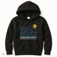Gulf Of Mexico Forever Retro 70s Sunset Mexican Gulf Kids Hoodie thumb 0