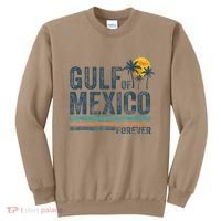 Gulf Of Mexico Forever Retro 70s Sunset Mexican Gulf Sweatshirt thumb 0