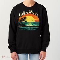 Gulf Of Mexico Beach Palms Summer Vacation Women's Sweatshirt thumb 0