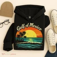 Gulf Of Mexico Beach Palms Summer Vacation Hoodie thumb 4