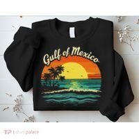 Gulf Of Mexico Beach Palms Summer Vacation Sweatshirt thumb 2