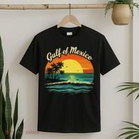Gulf Of Mexico Beach Palms Summer Vacation T-Shirt thumb 2