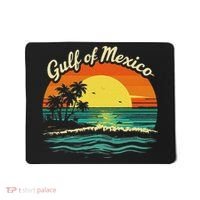 Gulf Of Mexico Beach Palms Summer Vacation Mousepad thumb 0