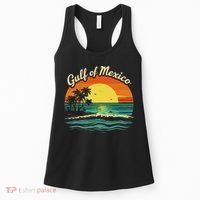 Gulf Of Mexico Beach Palms Summer Vacation Women's Tank Top thumb 0