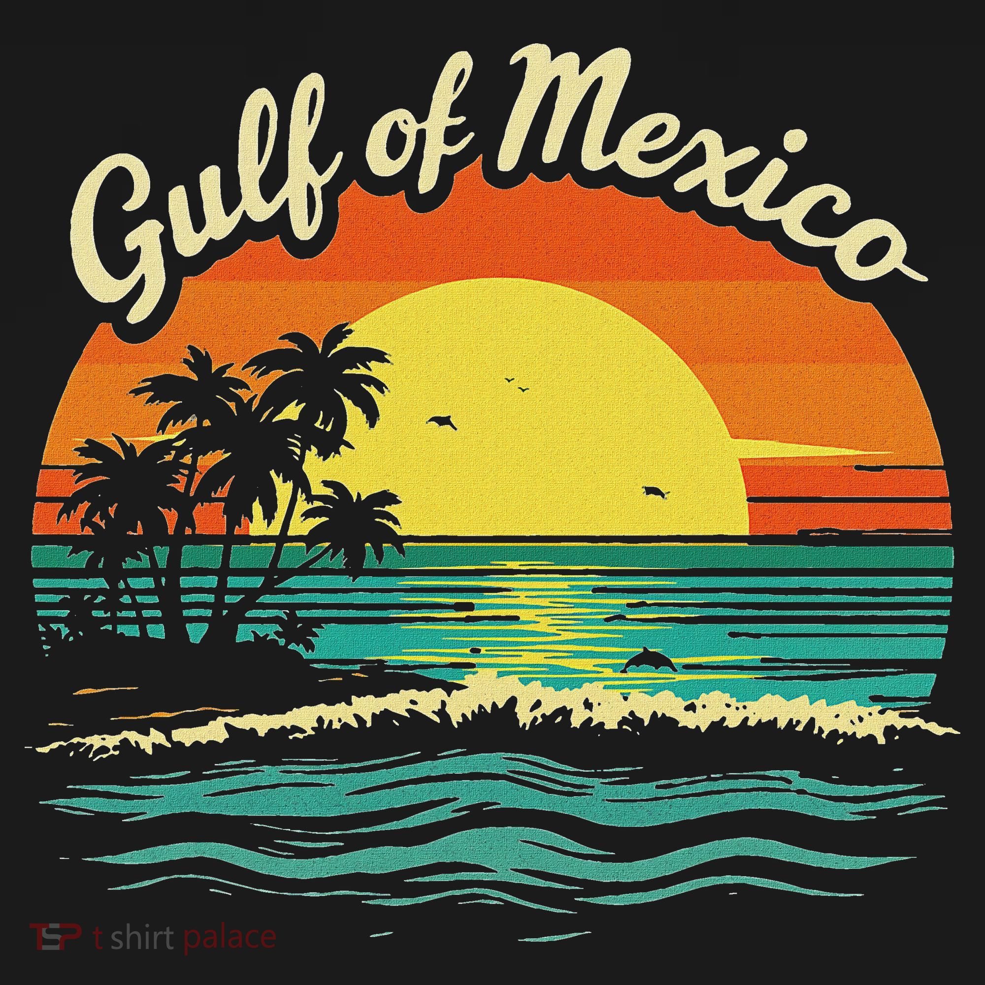 Gulf Of Mexico Beach Palms Summer Vacation Women's Tank Top