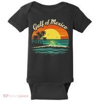 Gulf Of Mexico Beach Palms Summer Vacation Baby Bodysuit thumb 0
