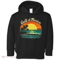 Gulf Of Mexico Beach Palms Summer Vacation Toddler Hoodie thumb 0