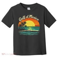 Gulf Of Mexico Beach Palms Summer Vacation Toddler T-Shirt thumb 0