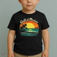 Gulf Of Mexico Beach Palms Summer Vacation Toddler T-Shirt thumb 2
