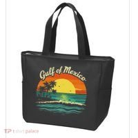 Gulf Of Mexico Beach Palms Summer Vacation Tote Bag thumb 3