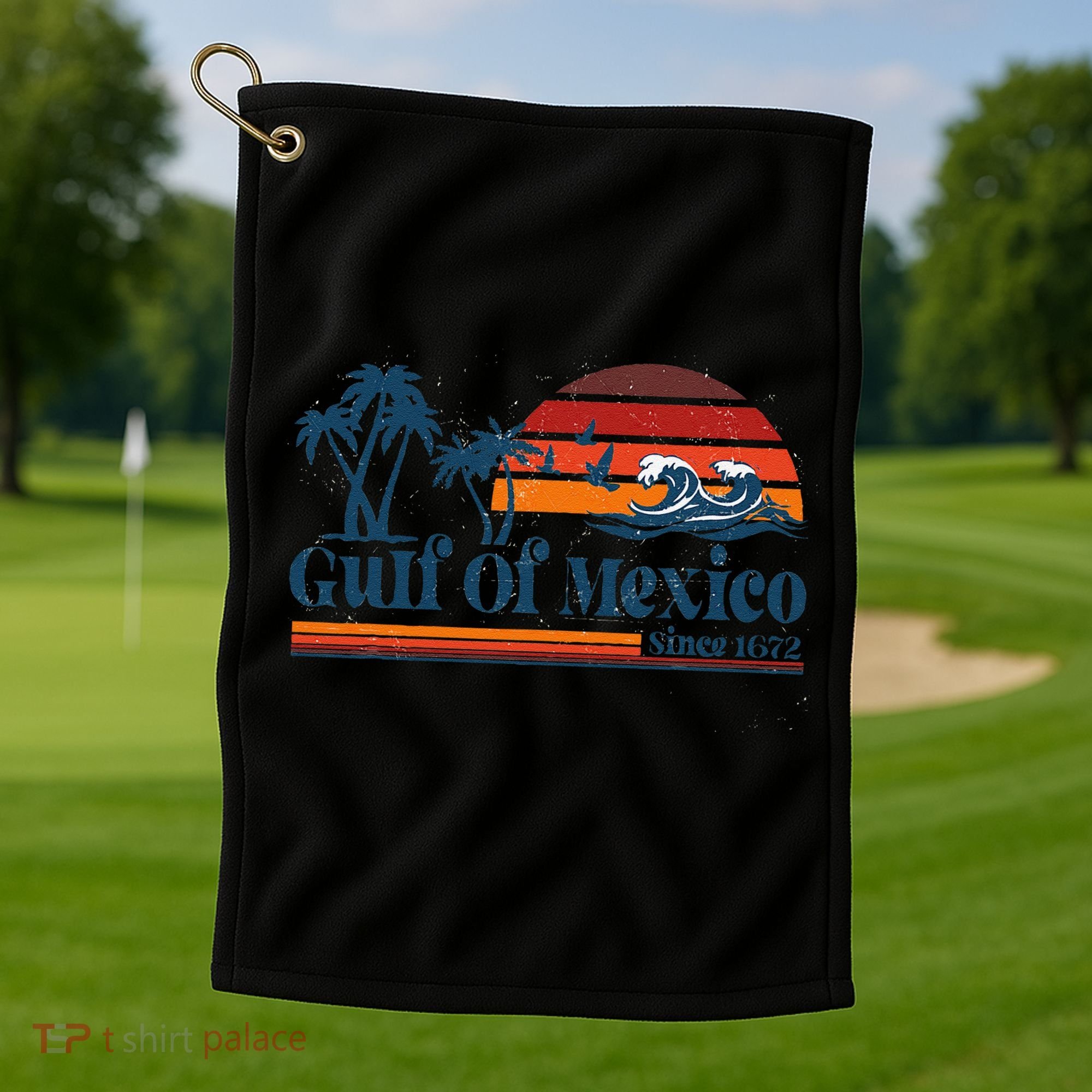 Gulf Of Mexico Golf Towel